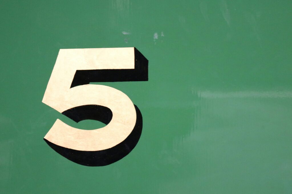 5日後